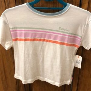 billabong striped shirt S/7/8